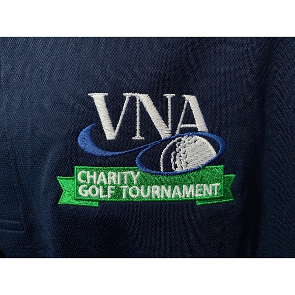 NWT Core365 Men’s Polo Shirt Size Large Classic Navy Blue Short Sleeve VNA - Picture 9 of 9